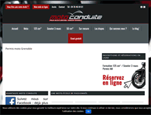 Tablet Screenshot of motoconduite.fr